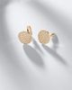 Sydney Evan Sydney Evan Disc 14kt gold cufflinks with diamonds - 3