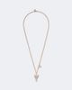 Sydney Evan Sydney Evan Hot Air Balloon and Cloud 14kt gold chain necklace with aquamarine and diamonds - 1