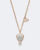 Sydney Evan Sydney Evan Hot Air Balloon and Cloud 14kt gold chain necklace with aquamarine and diamonds - 4