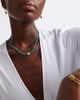 Sydney Evan Sydney Evan Icon Heart 14kt gold beaded necklace with turquoise and diamond - 2