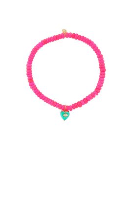 Sydney Evan Sydney Evan Marquise Bezel Heart Charm Bracelet