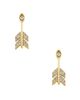 Sydney Evan Sydney Evan Marquise Protective Eye Arrow Stud Earrings - 2