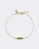 Sydney Evan Sydney Evan Martini Olives 14kt gold bracelet with sapphires - 1