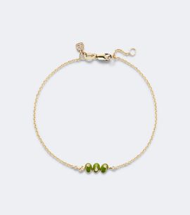 Sydney Evan Sydney Evan Martini Olives 14kt gold bracelet with sapphires
