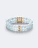 Sydney Evan Sydney Evan Multi Spacers 14kt gold beaded bracelet with gemstones - 4