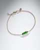 Sydney Evan Sydney Evan Pea Pod 14kt gold bracelet with jades - 4