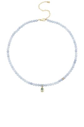 Sydney Evan Sydney Evan Pear Rondelle Beaded Necklace