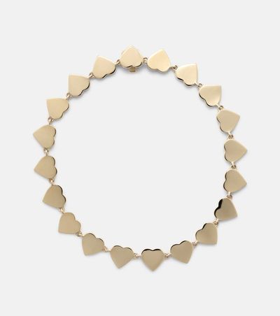 Sydney Evan Sydney Evan Pure Heart Eternity 14kt gold bracelet