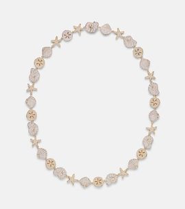 Sydney Evan Sydney Evan Sea Life 14kt gold (585/1000) necklace with diamonds