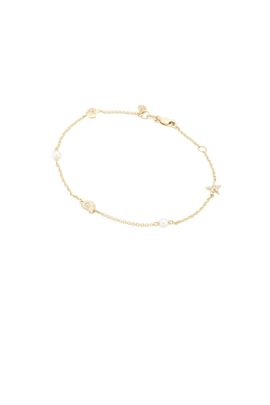 Sydney Evan Sydney Evan Shells Chain Bracelet