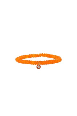 Sydney Evan Sydney Evan Single Stone Enamel Charm Bracelet