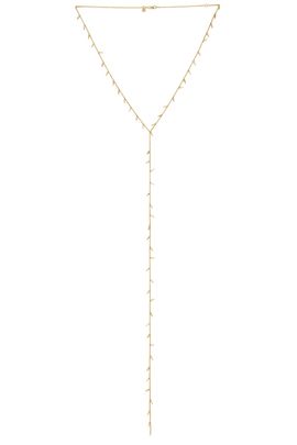 Sydney Evan Sydney Evan Small Pave Fringe Y Necklace