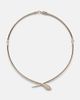 Sydney Evan Sydney Evan Snake 14kt gold pendant necklace with diamonds - 1