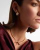 Sydney Evan Sydney Evan Snake 14kt gold pendant necklace with diamonds - 3