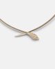 Sydney Evan Sydney Evan Snake 14kt gold pendant necklace with diamonds - 4