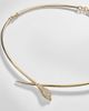 Sydney Evan Sydney Evan Snake 14kt gold pendant necklace with diamonds - 5
