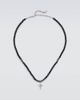 Sydney Evan Sydney Evan Star 14kt white gold beaded necklace with diamonds - 1