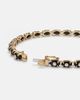 Sydney Evan Sydney Evan Tiny Carved Stone 14kt gold bracelet with onyx and diamonds - 4