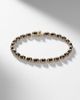 Sydney Evan Sydney Evan Tiny Carved Stone 14kt gold bracelet with onyx and diamonds - 5