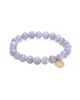 Sydney Evan Women's 14K Yellow Gold, 0.14 TCW Diamond & Iolite Pyramid Evil Eye Charm Beaded Bracelet - 1
