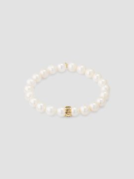 Sydney Evan Women's 14K Yellow Gold & Cultured Freshwater Pearl Beaded Stretch Bracelet