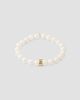 Sydney Evan Women's 14K Yellow Gold & Cultured Freshwater Pearl Beaded Stretch Bracelet - 6