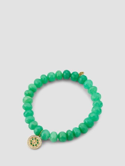 Sydney Evan Women's 14K Yellow Gold, Chrysoprase & Multi-Gemstone Beaded Stretch Bracelet