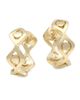 Sydney Evan Women's 14K Yellow Gold Evil Eye Link Huggie Hoop Earrings - 3