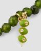 Sydney Evan Women's 14K Yellow Gold, Green Chrome Diopside & Orange Sapphire Beaded Stretch Bracelet - 3