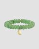 Sydney Evan Women's 14K Yellow Gold, Green Quartz & 0.05 TCW Diamond Beaded Stretch Bracelet - 1