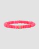 Sydney Evan Women's 14K Yellow Gold, Hot Pink Ethiopian Opal & 0.02 TCW Diamond Beaded Stretch Bracelet - 2
