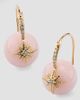 Sydney Evan Women's 14K Yellow Gold, Pink Opal & 0.09 TCW Diamond Drop Earrings - 3
