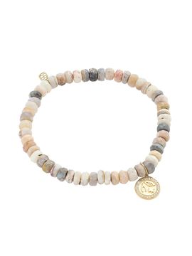 Sydney Evan Women's Australian Opal, 14K Yellow Gold & 0.084 TCW Diamond Luck & Protection Charm Beaded Bracelet