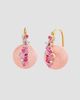 Sydney Evan Women's Cocktail 14K Yellow Gold Morganite, Sapphire & 0.87 TCW Diamond Drop Earrings - 2