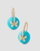 Sydney Evan Women's Cocktail 14K Yellow Gold, Turquoise & 0.31 TCW Diamond Drop Earrings - 1