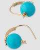 Sydney Evan Women's Cocktail 14K Yellow Gold, Turquoise & 0.31 TCW Diamond Drop Earrings - 4