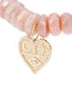 Sydney Evan Women's Heart Icon 14K Gold, 0.26 TCW Diamond & Moonstone Charm Bracelet - 4