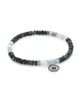 Sydney Evan Women's Small Evil Eye 14K White Gold, 0.09 TCW Diamond, 0.16 TCW Black Diamond & Blue Sapphire Beaded Bracelet - 1