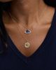 Sydney Evan Women's Sunset Observatory 14K Yellow Gold, Ceramic & 0.13 TCW Diamond Saturn Pendant Necklace - 2