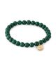 Sydney Evan Women's Tiny Sitting Buddha 14K Yellow Gold, Malachite & 0.003 TCW Diamond Beaded Charm Bracelet - 1