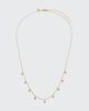 Sydney Evan Yellow Gold Emerald Marquise Evil Eye Fringe Necklace - 1