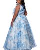 Sydney's Closet Sydney's Closet Bra-Friendly A-line Plus Size Floral Gown - 3