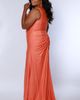 Sydney's Closet Sydney's Closet Fitted Empire Waist V-Neck Plus Size Gown - 3