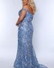 Sydney's Closet Sydney's Closet Off the Shoudler Mermaid Sweetheart Plus Size Gown - 4