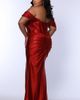 Sydney's Closet Sydney's Closet Off the Shoulder Fitted Plus Size Evening Gown - 2