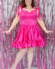 Sydney's Closet Sydney's Closet Plus Size Satin Corset Homecoming Dress with Ruffle - 3
