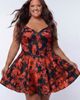 Sydney's Closet Sydney's Closet Plus Size Satin Party Dress with Pockets - 3