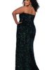 Sydney's Closet Sydney's Closet Purple Sequin Fitted Formal Dress - 2