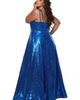 Sydney's Closet Sydney's Closet Sequin Scoop Neckline Plus Size A-Line Gown - 2