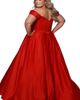 Sydney's Closet Sydney's Closet Sweetheart Neckline Off the Shoulder Plus Size A-line Gown - 2